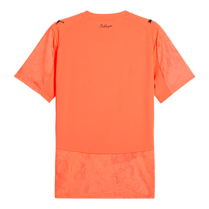 Neon Orange - Back - Manchester City FC Unisex Adult 25-26 Puma Goalkeeper Jersey