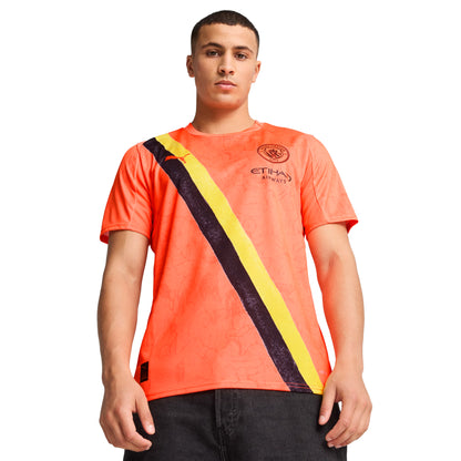 Neon Orange - Side - Manchester City FC Unisex Adult 25-26 Puma Goalkeeper Jersey