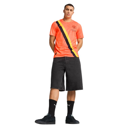 Neon Orange - Pack Shot - Manchester City FC Unisex Adult 25-26 Puma Goalkeeper Jersey