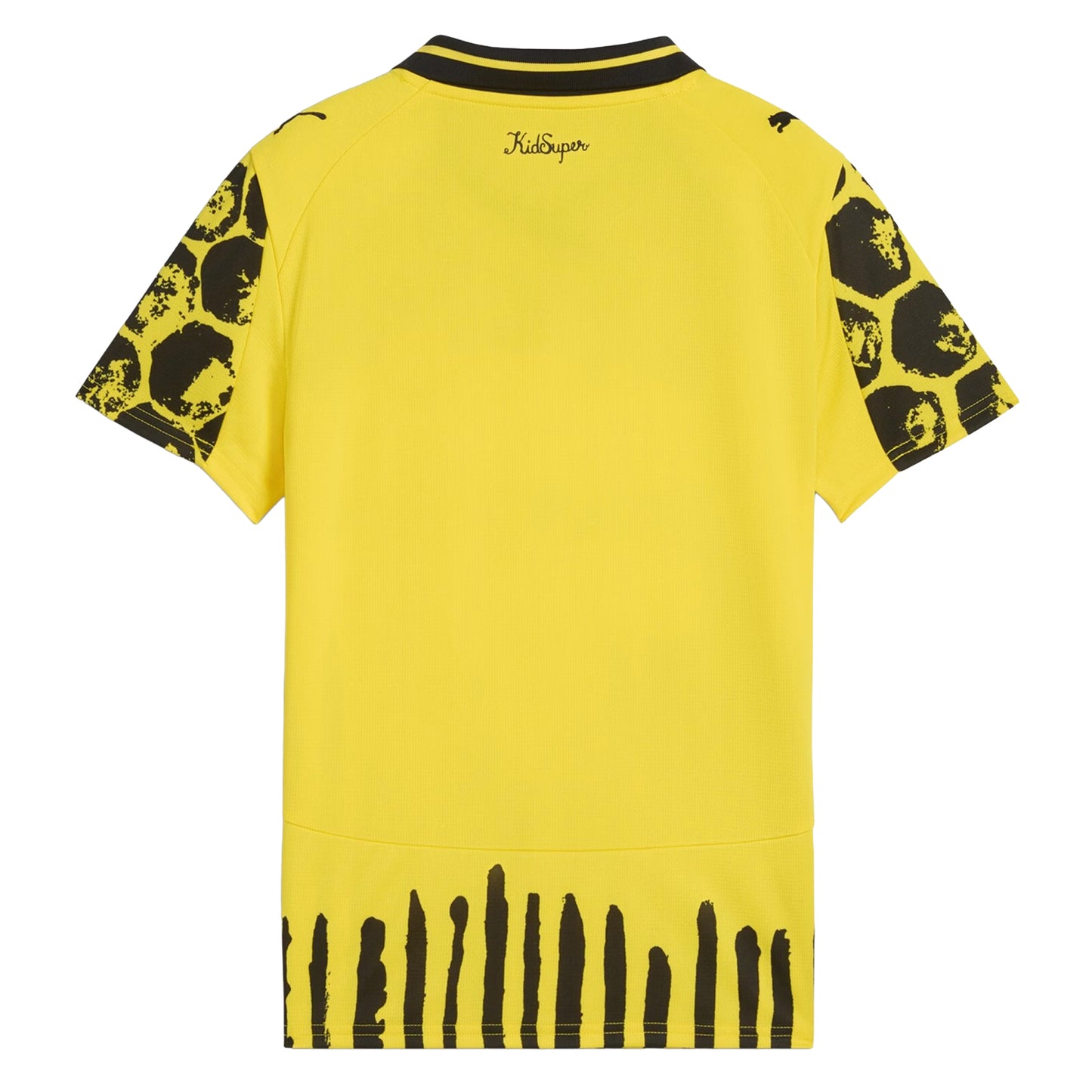 Yellow-Black - Back - Puma Childrens-Kids 2025-2026 Borussia Dortmund Home Shirt