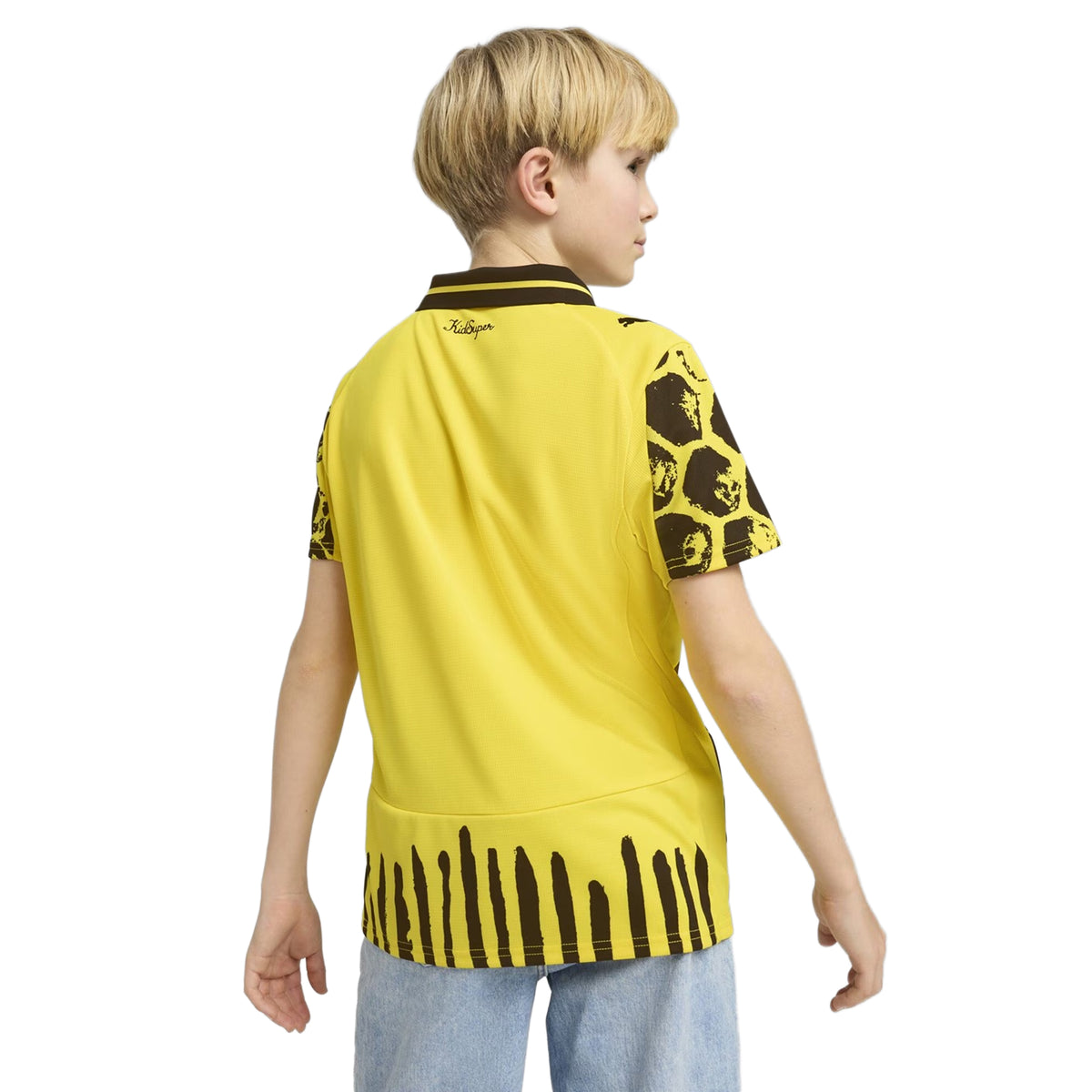 Yellow-Black - Lifestyle - Puma Childrens-Kids 2025-2026 Borussia Dortmund Home Shirt