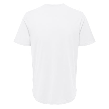 White - Back - Only and Sons Mens Crew Neck Oversized T-Shirt