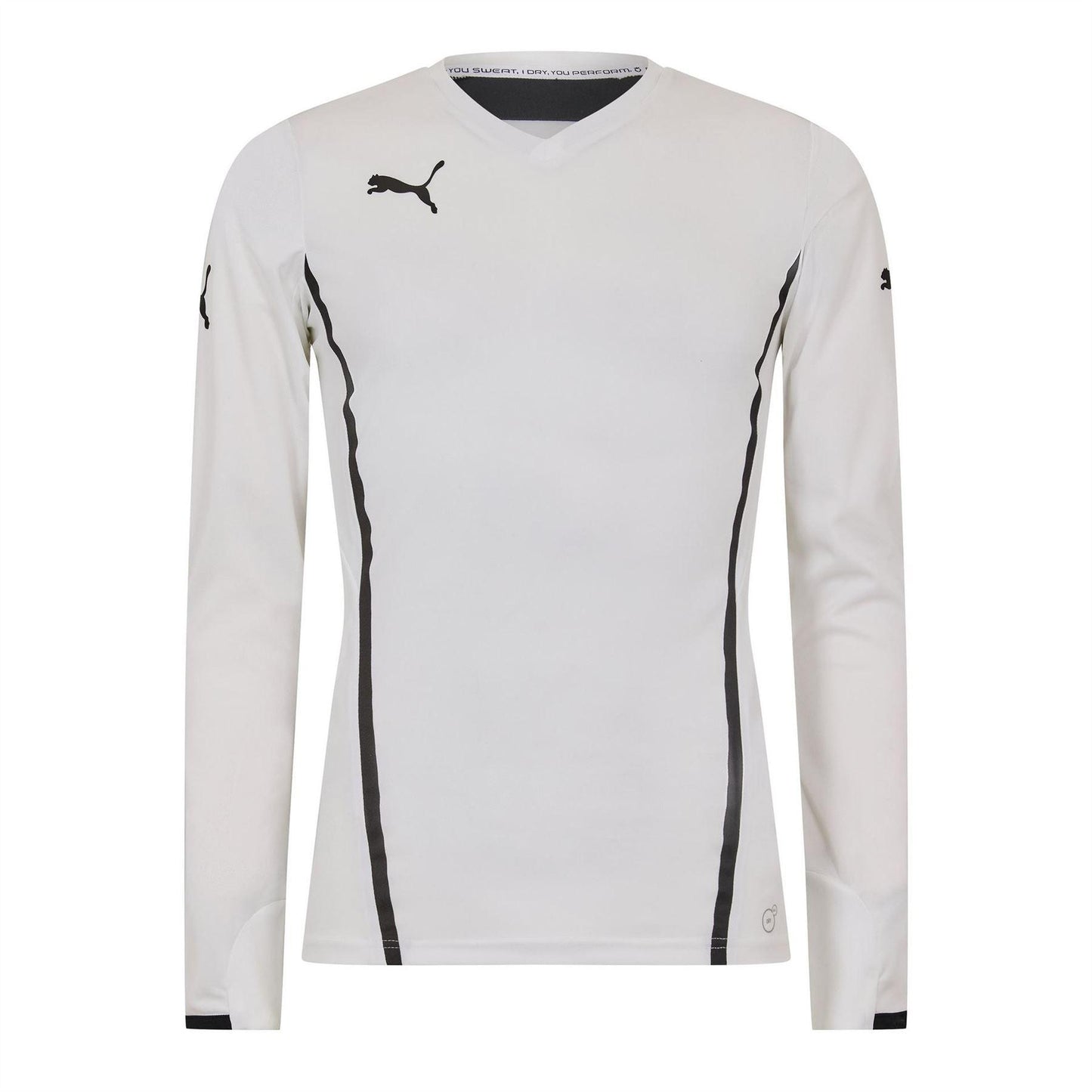 White - Front - Puma Mens King Long-Sleeved Jersey