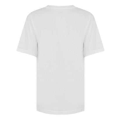 Puma White - Back - Puma Womens-Ladies Squad Big Logo T-Shirt