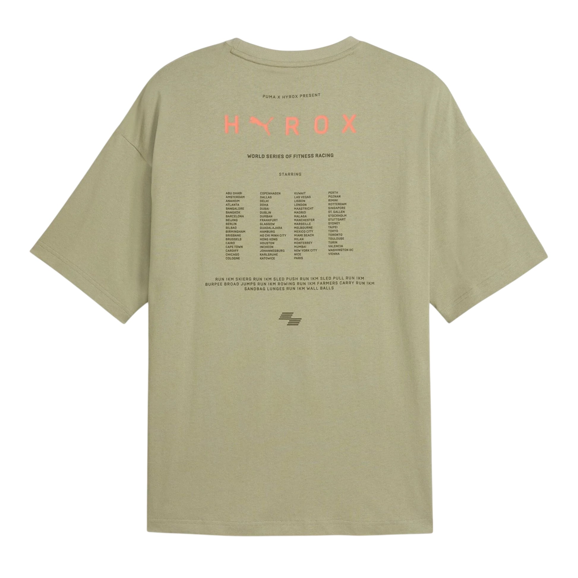 Army - Back - Puma Mens Hyrox T-Shirt