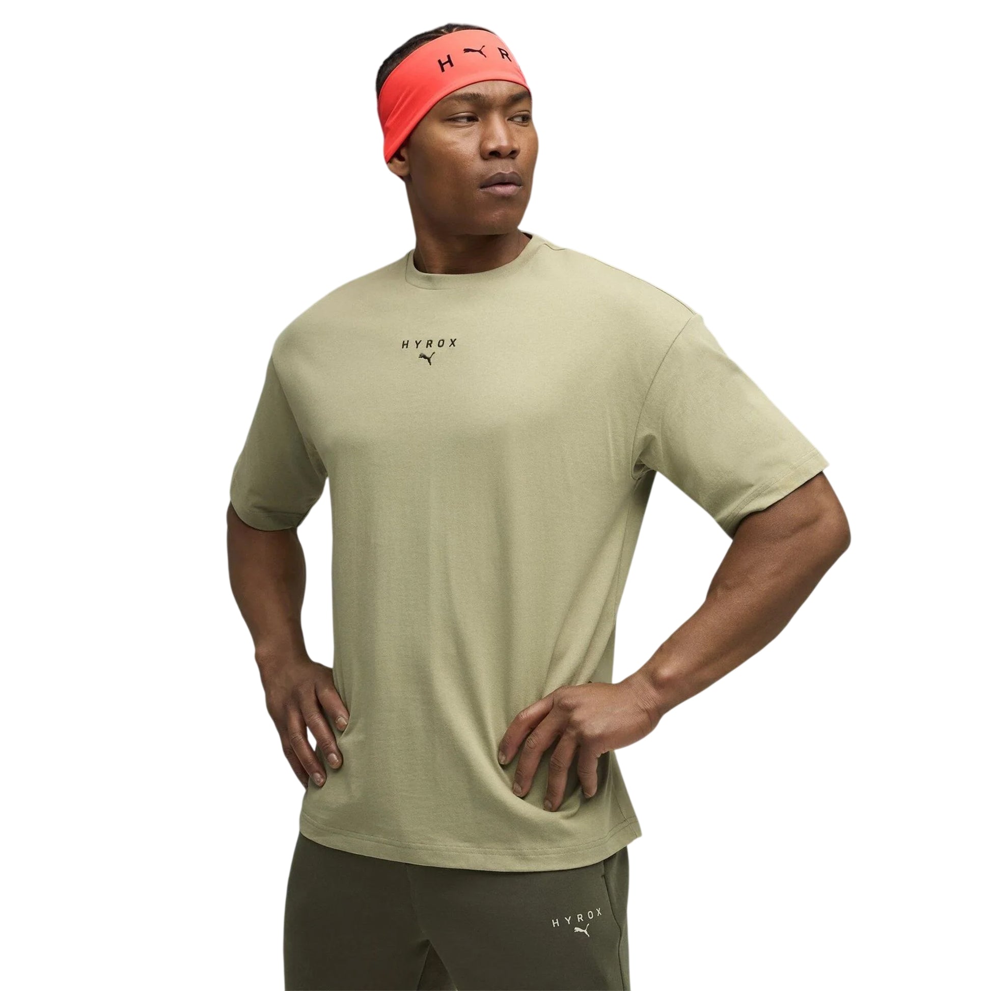 Army - Side - Puma Mens Hyrox T-Shirt