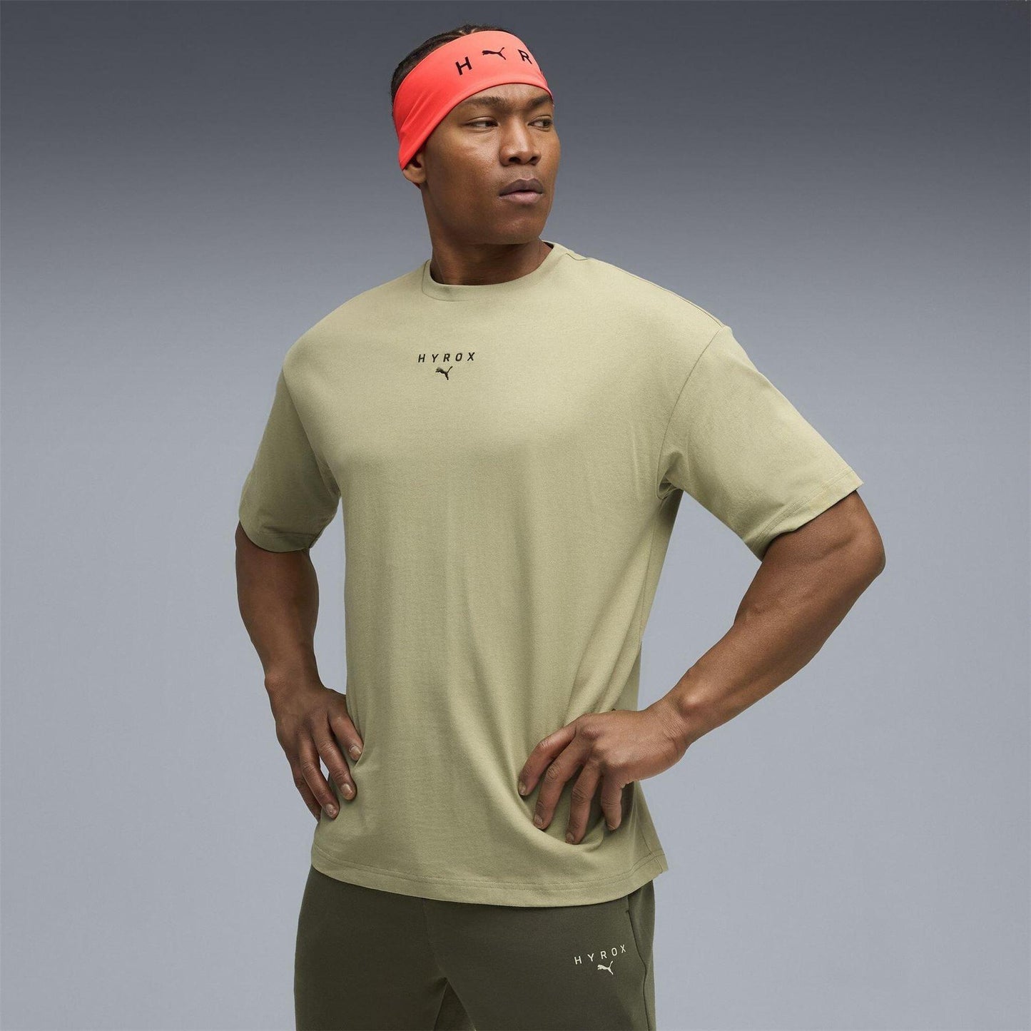 Army - Pack Shot - Puma Mens Hyrox T-Shirt