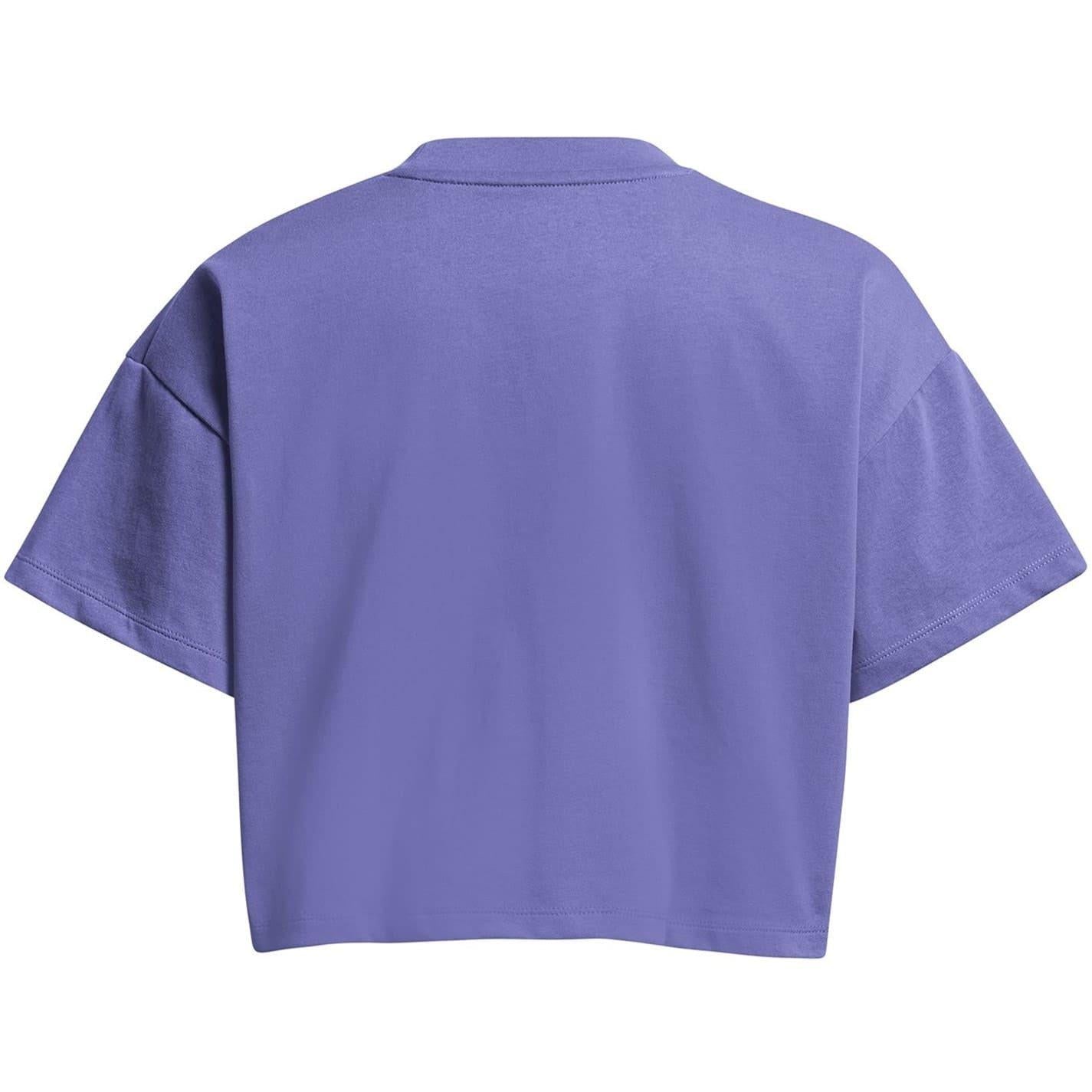 Purple - Back - Under Armour Womens-Ladies Boyfriend T-Shirt