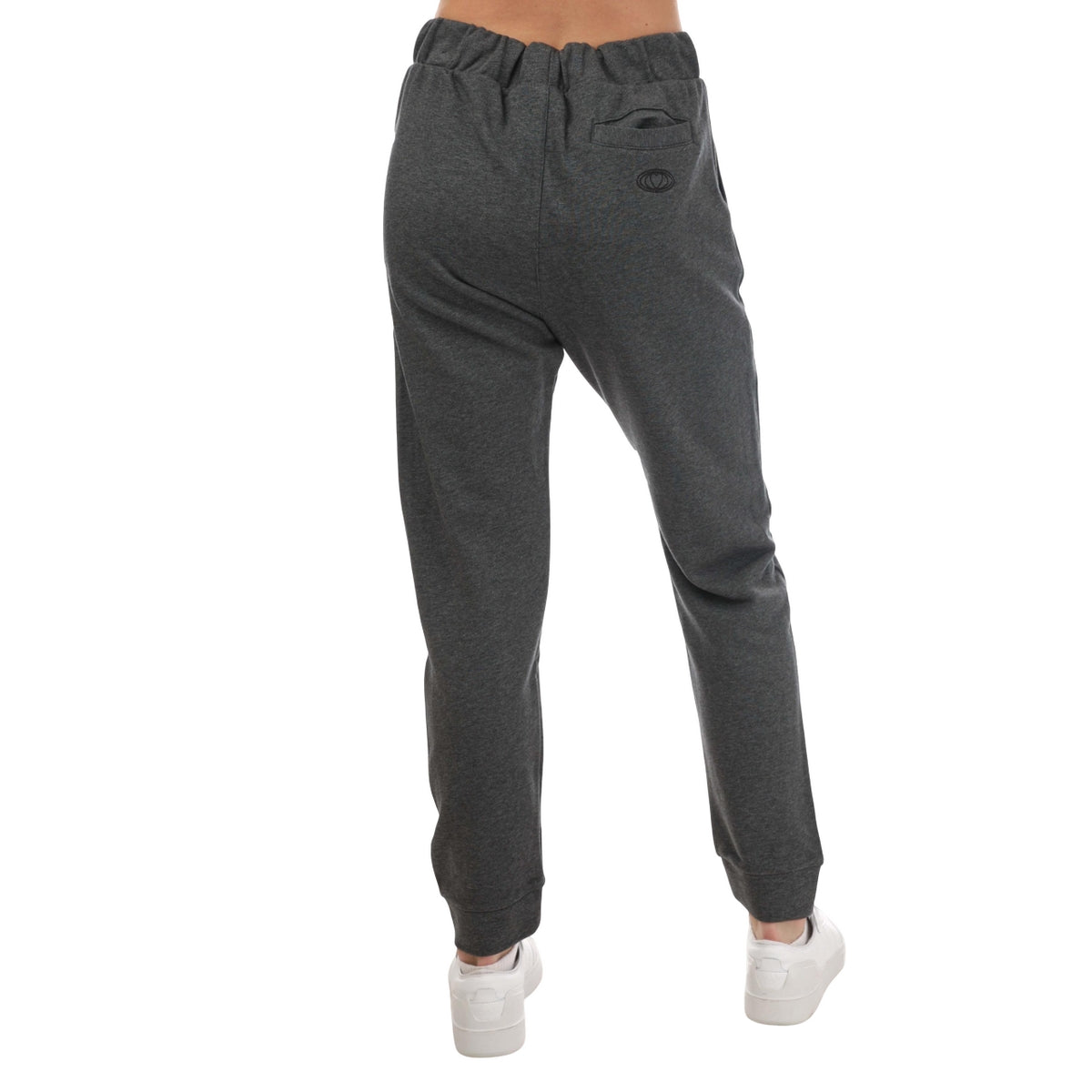 Charcoal - Back - Adidas Womens-Ladies Valentine`s Day Jogging Bottoms