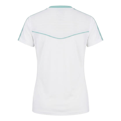 White - Back - K-Swiss Womens-Ladies Hypercourt Crew Neck T-Shirt