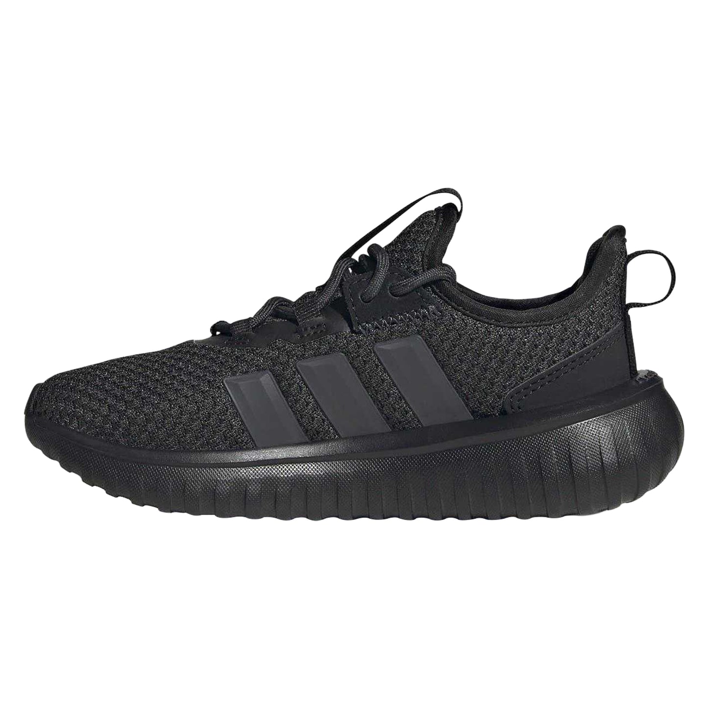Black - Side - Adidas Childrens-Kids Kaptir 4.0 Trainers