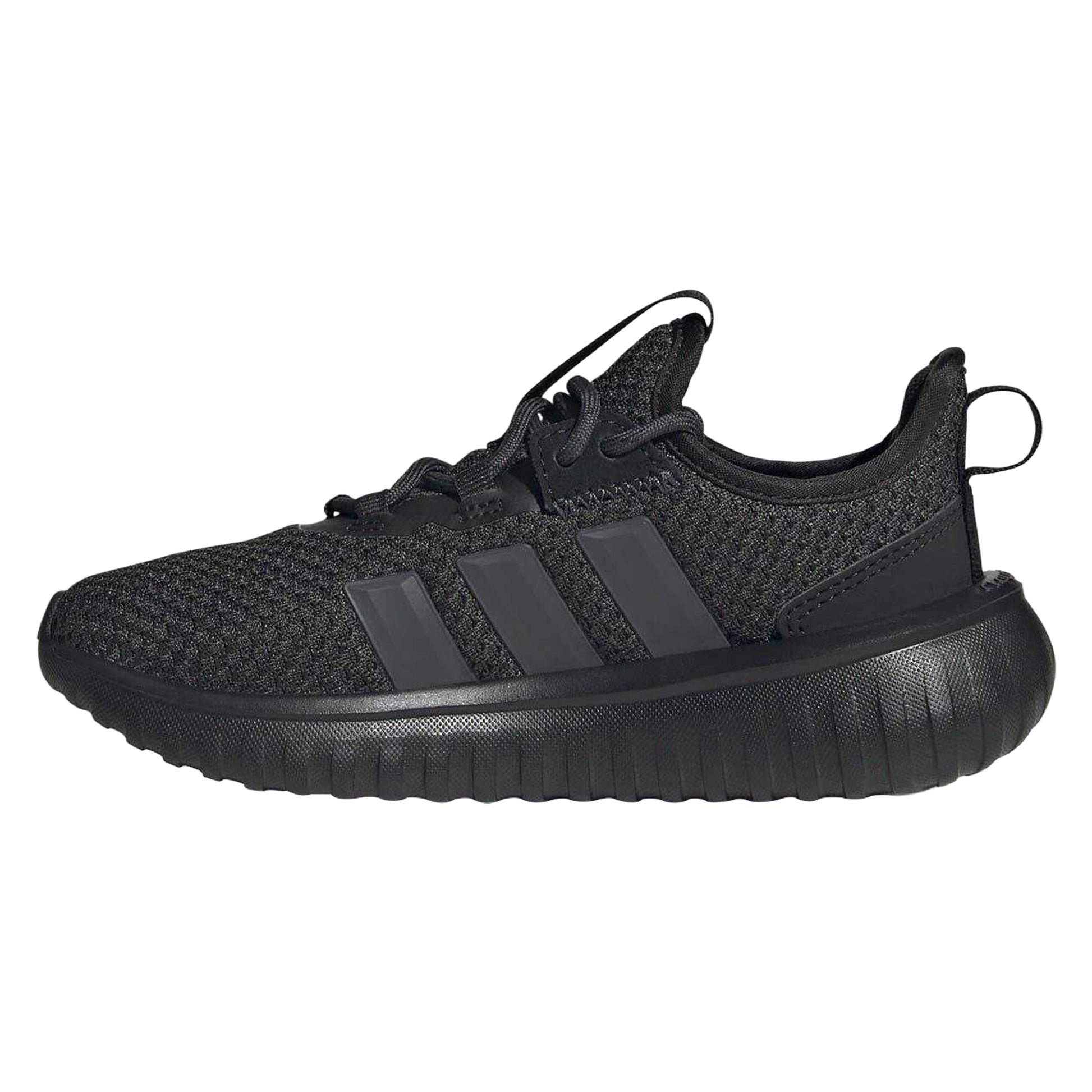 Black - Side - Adidas Childrens-Kids Kaptir 4.0 Trainers