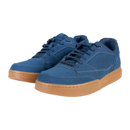 Navy - Side - Endura Mens Hummvee Cycling Flat Shoes