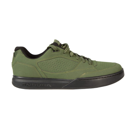 Olive Green - Front - Endura Mens Hummvee Cycling Flat Shoes