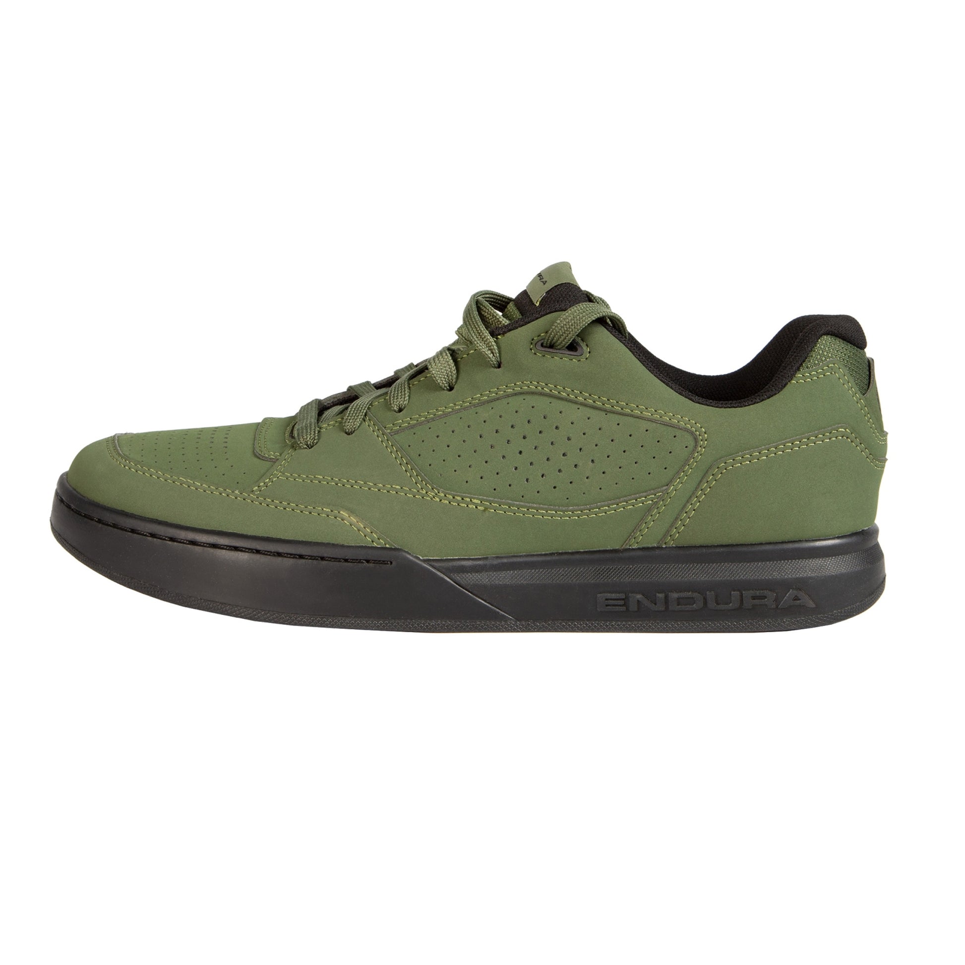 Olive Green - Back - Endura Mens Hummvee Cycling Flat Shoes