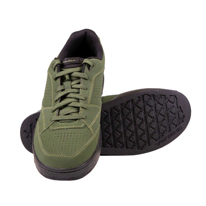 Olive Green - Lifestyle - Endura Mens Hummvee Cycling Flat Shoes