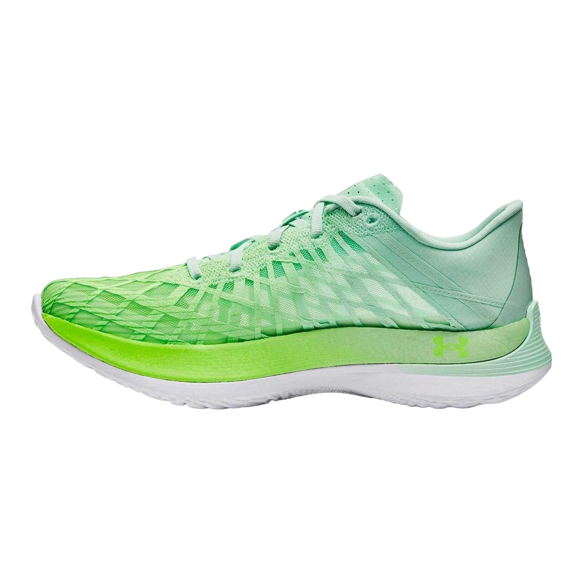 Green - Back - Under Armour Womens-Ladies Velociti Elite Low Cut Trainers