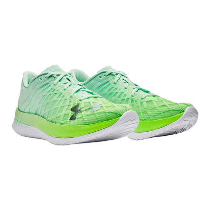 Green - Pack Shot - Under Armour Womens-Ladies Velociti Elite Low Cut Trainers