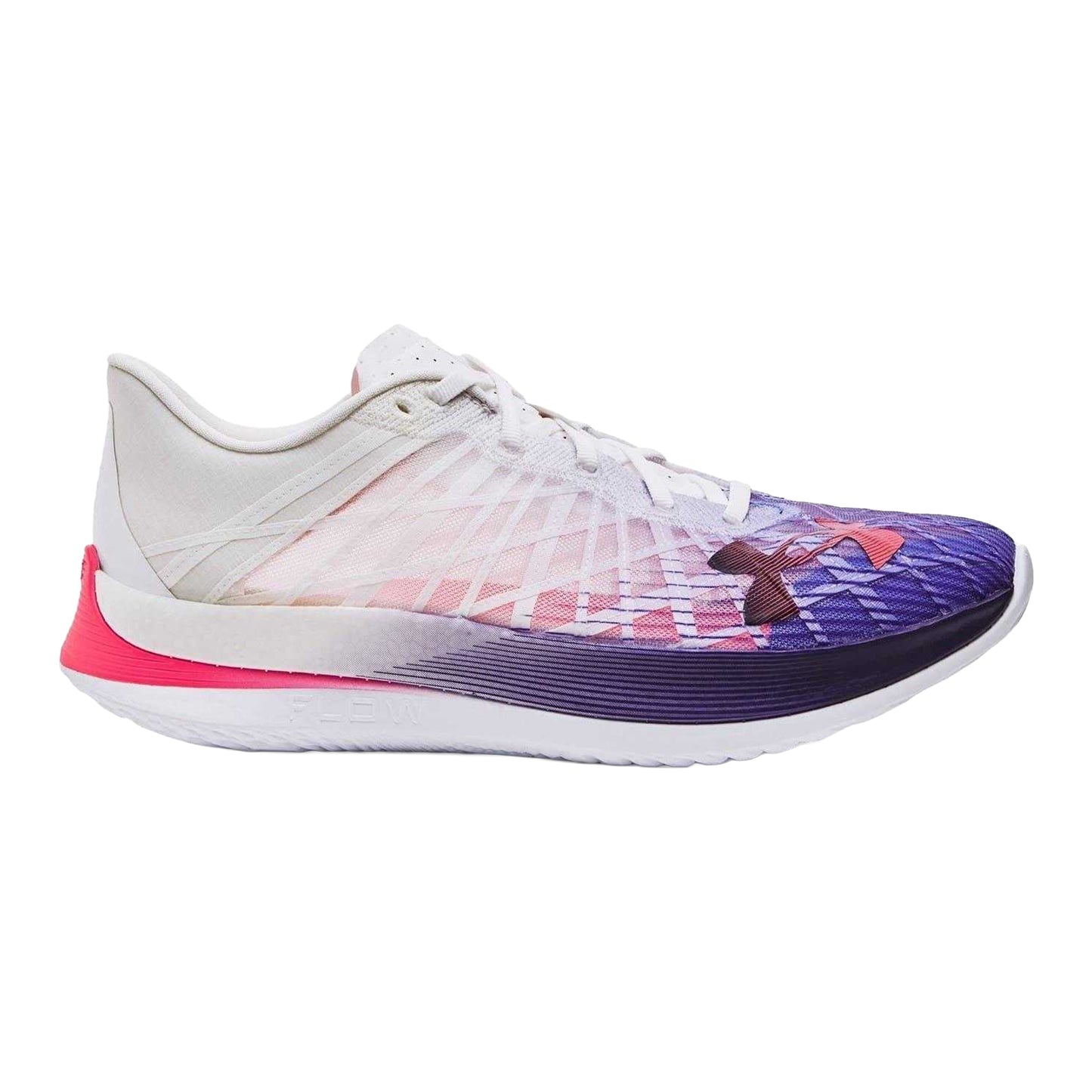 White-Blue - Front - Under Armour Womens-Ladies Velociti Elite Low Cut Trainers