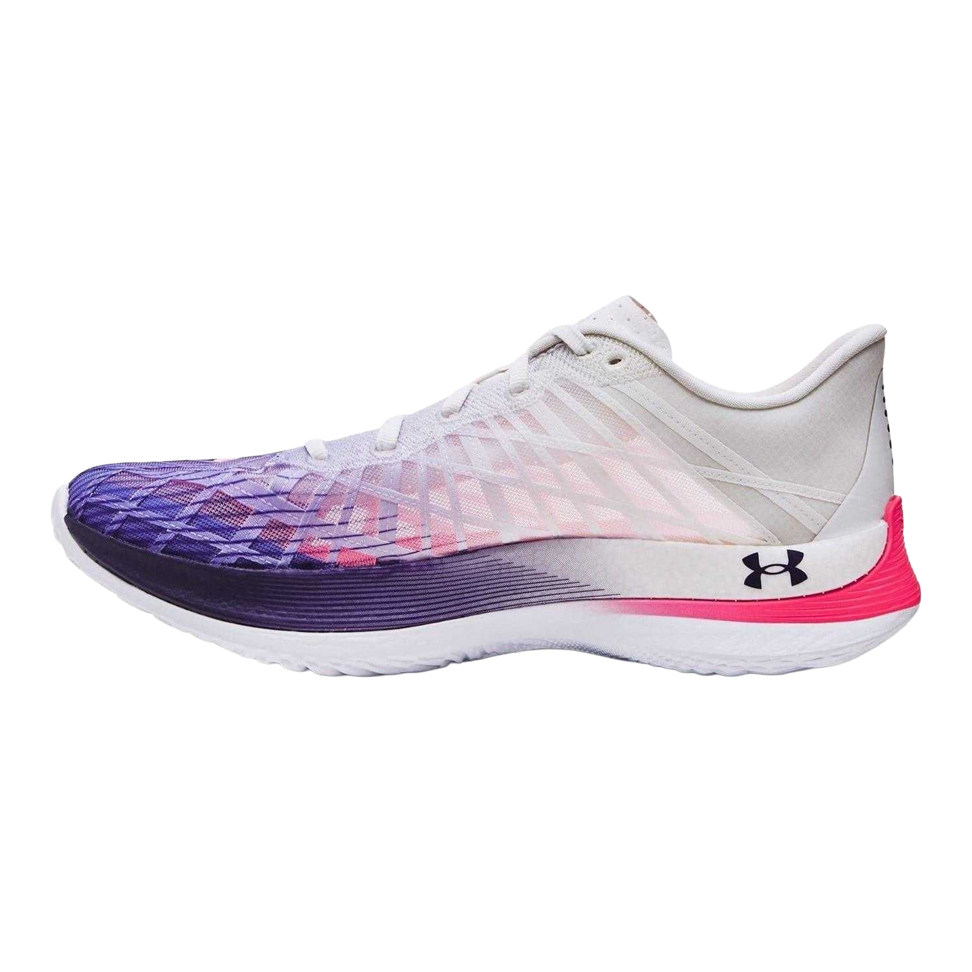White-Blue - Back - Under Armour Womens-Ladies Velociti Elite Low Cut Trainers