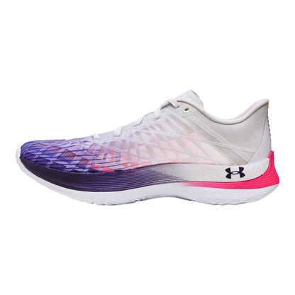 White-Blue - Back - Under Armour Womens-Ladies Velociti Elite Low Cut Trainers
