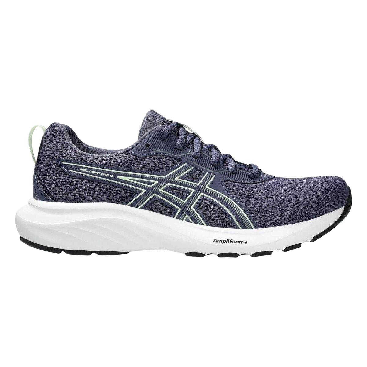 Indigo Fog - Front - Asics Womens-Ladies Contend 9 Shoes