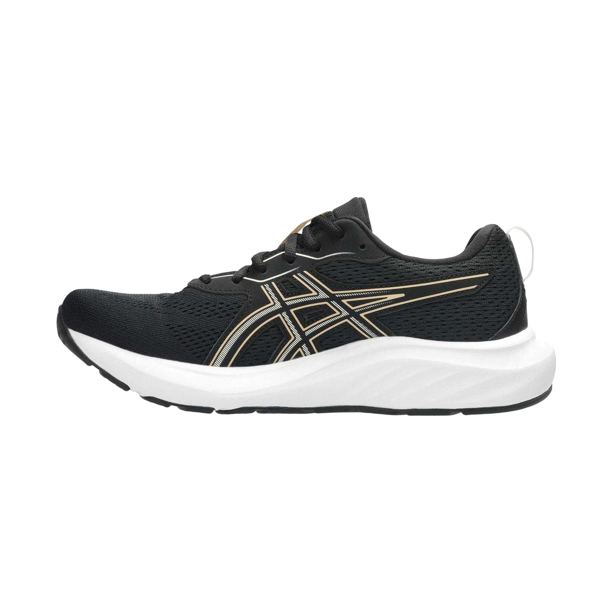 Black-Apricot - Side - Asics Womens-Ladies Contend 9 Shoes