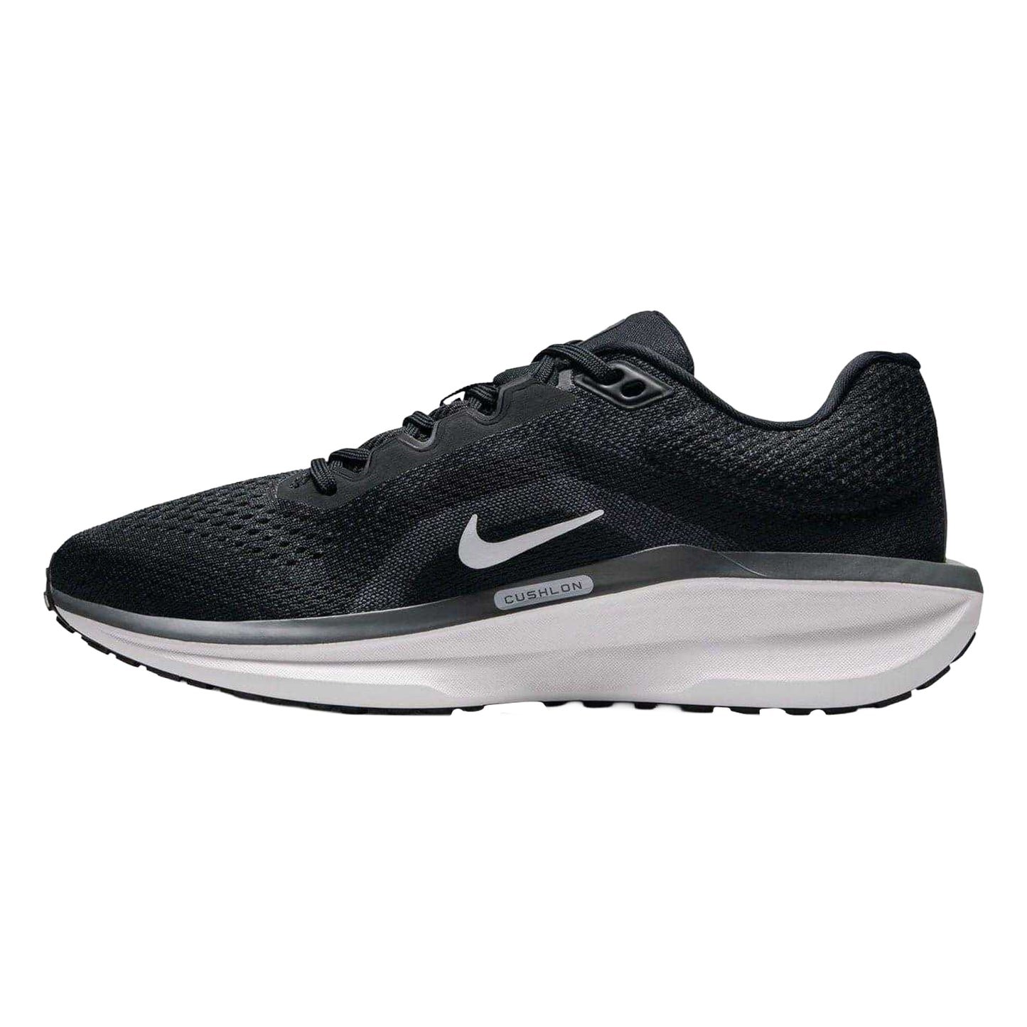 Black-White - Side - Nike Womens-Ladies Air Winflo 11 Shoes