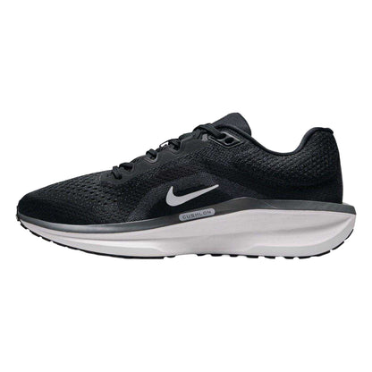 Black-White - Side - Nike Womens-Ladies Air Winflo 11 Shoes