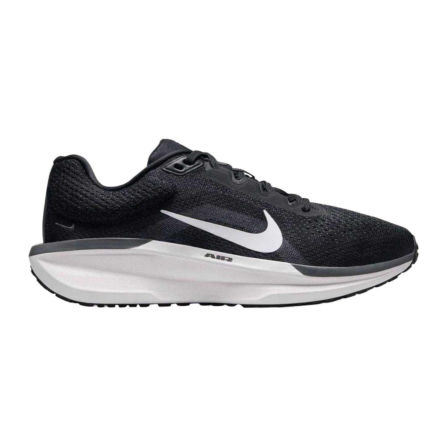 Black-White - Front - Nike Womens-Ladies Air Winflo 11 Shoes