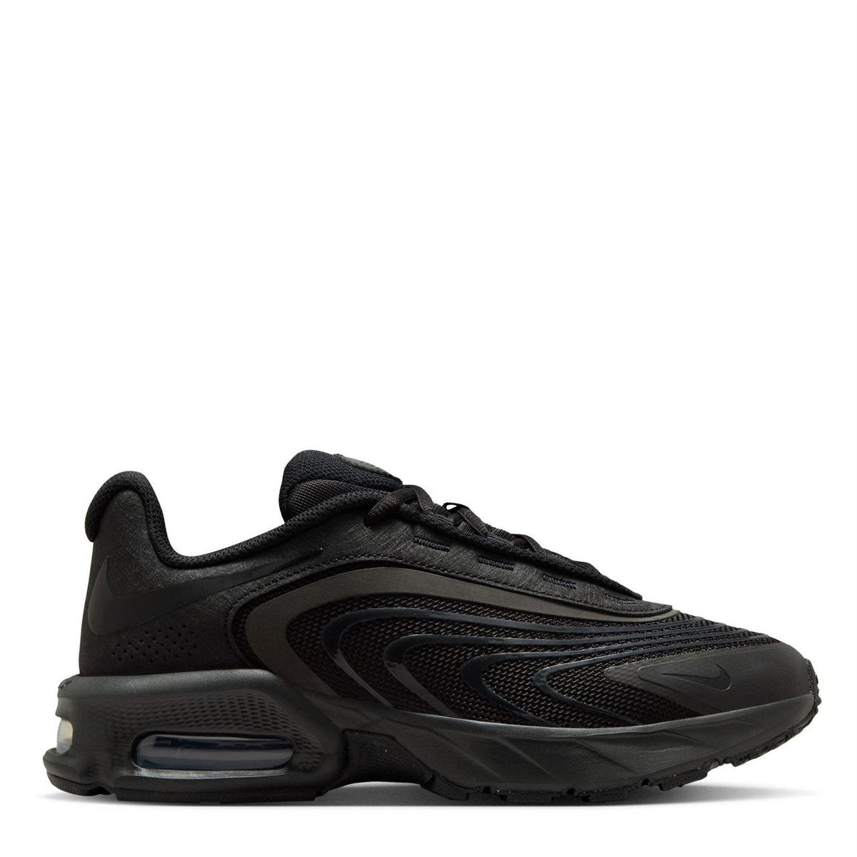 Triple Black - Front - Nike Womens-Ladies Air Max Fire Trainers