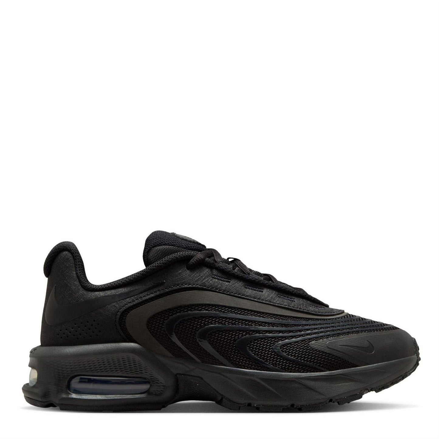 Triple Black - Front - Nike Womens-Ladies Air Max Fire Trainers