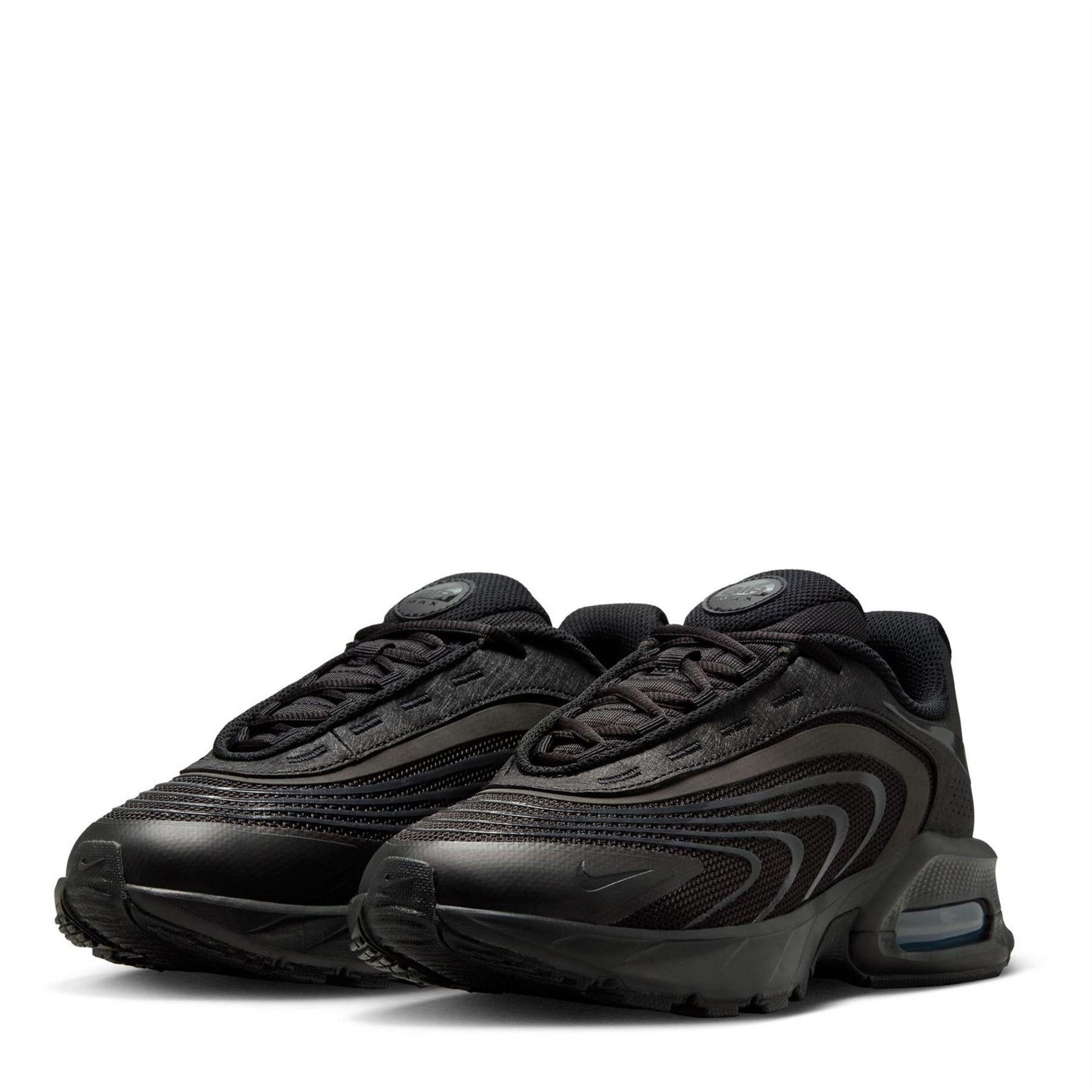 Triple Black - Side - Nike Womens-Ladies Air Max Fire Trainers