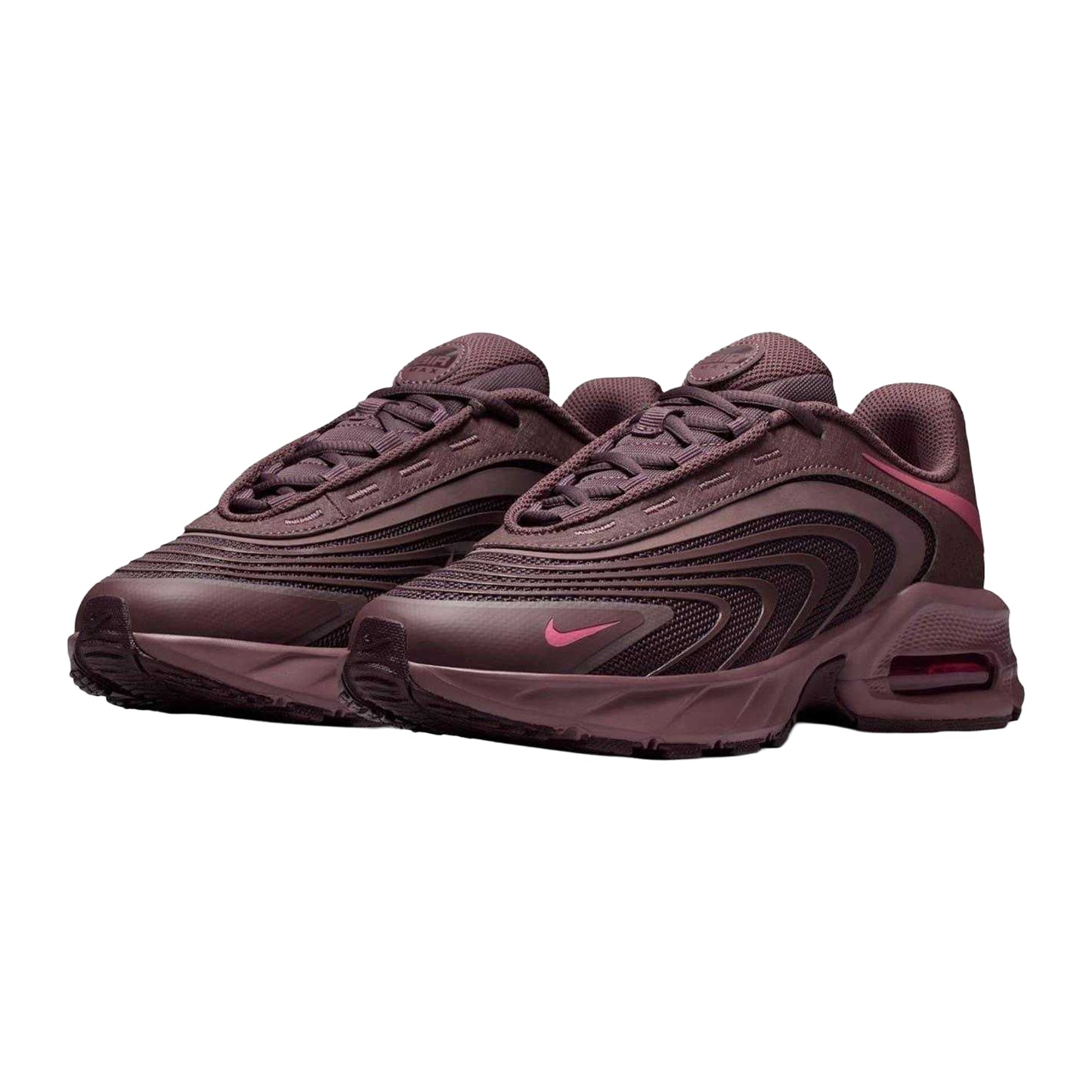 Tattoo-Burgundy - Pack Shot - Nike Womens-Ladies Air Max Fire Trainers