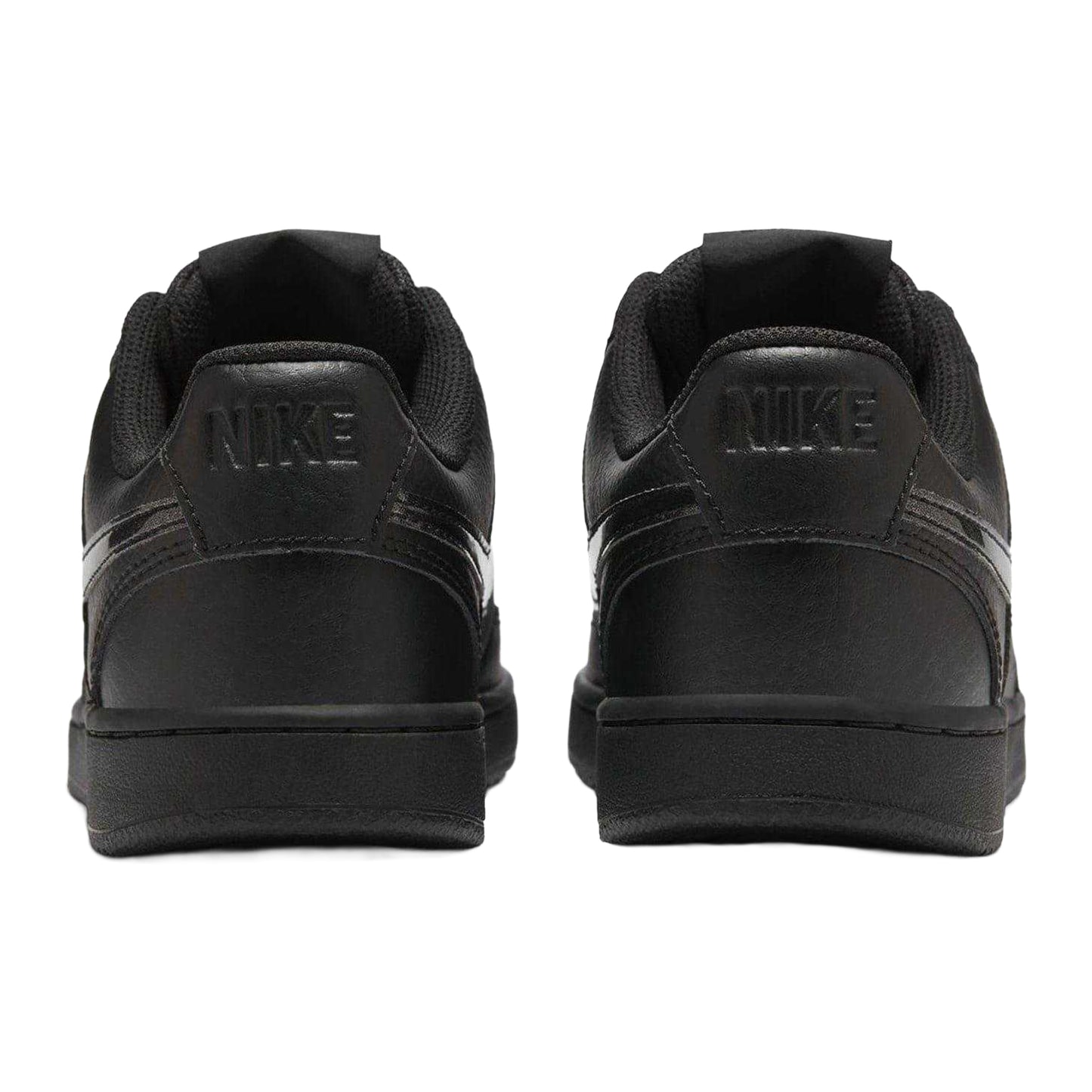 Triple Black - Back - Nike Womens-Ladies Vision Low Next Nature Trainers