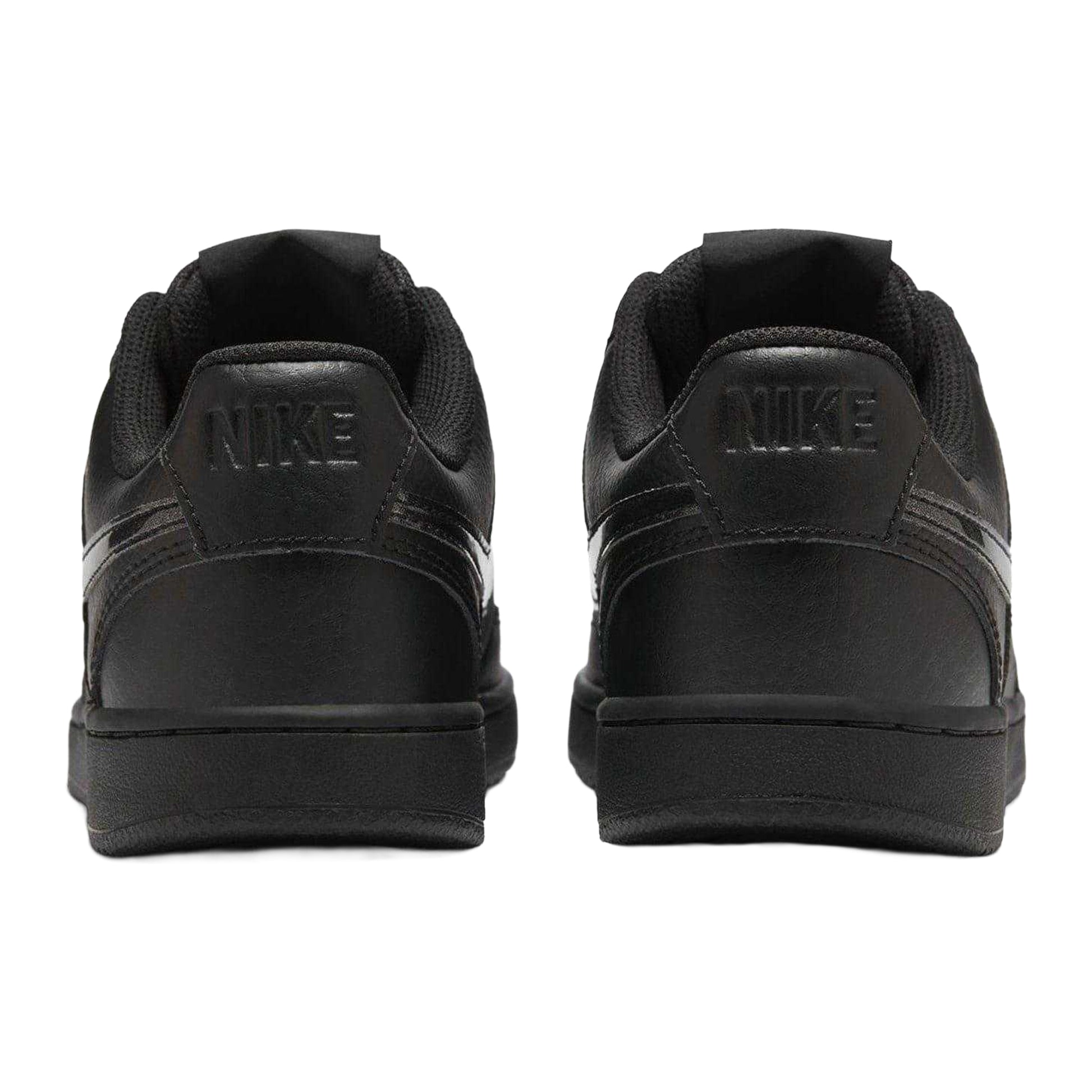 Triple Black - Back - Nike Womens-Ladies Vision Low Next Nature Trainers
