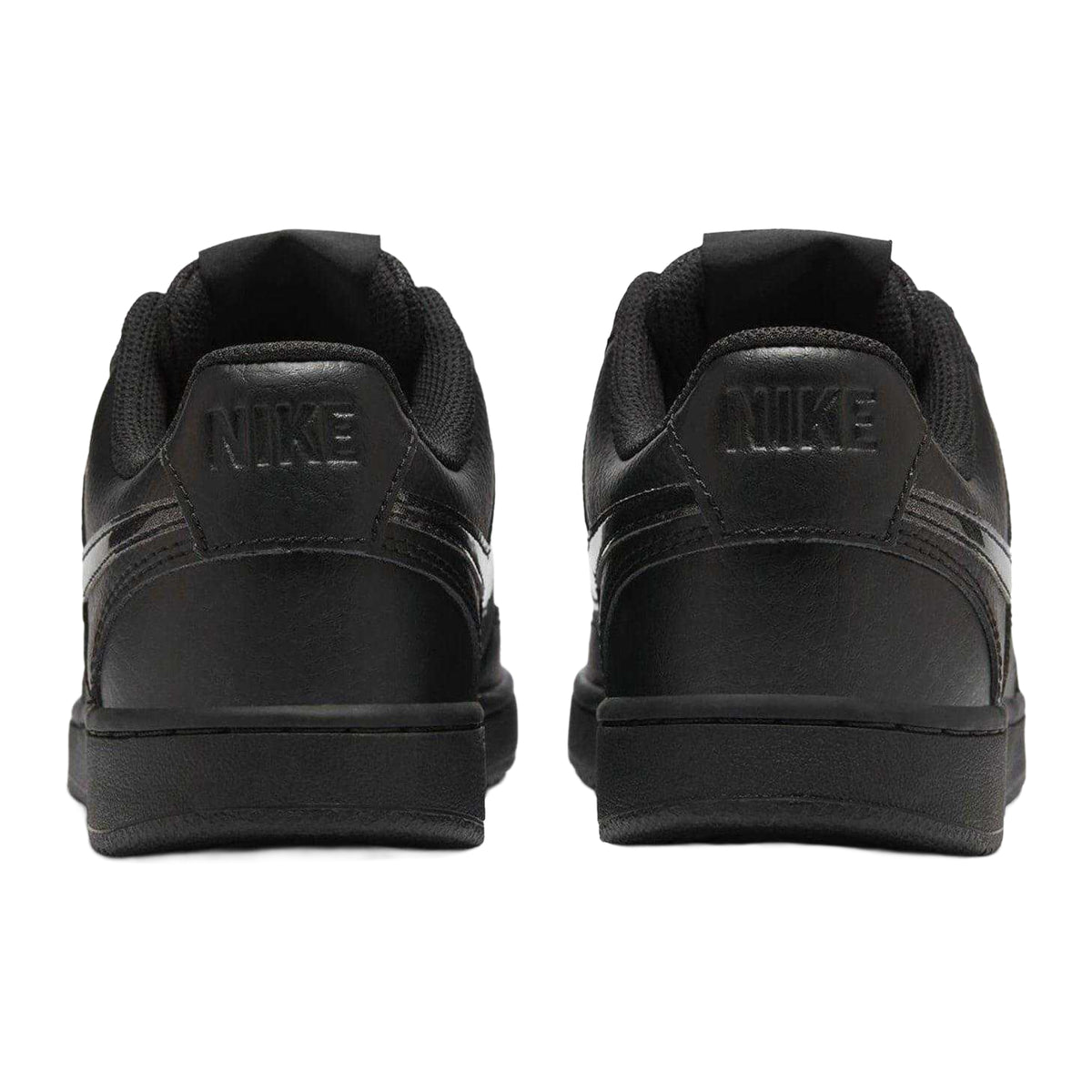 Triple Black - Back - Nike Womens-Ladies Vision Low Next Nature Trainers