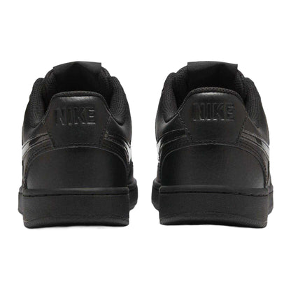 Triple Black - Back - Nike Womens-Ladies Vision Low Next Nature Trainers