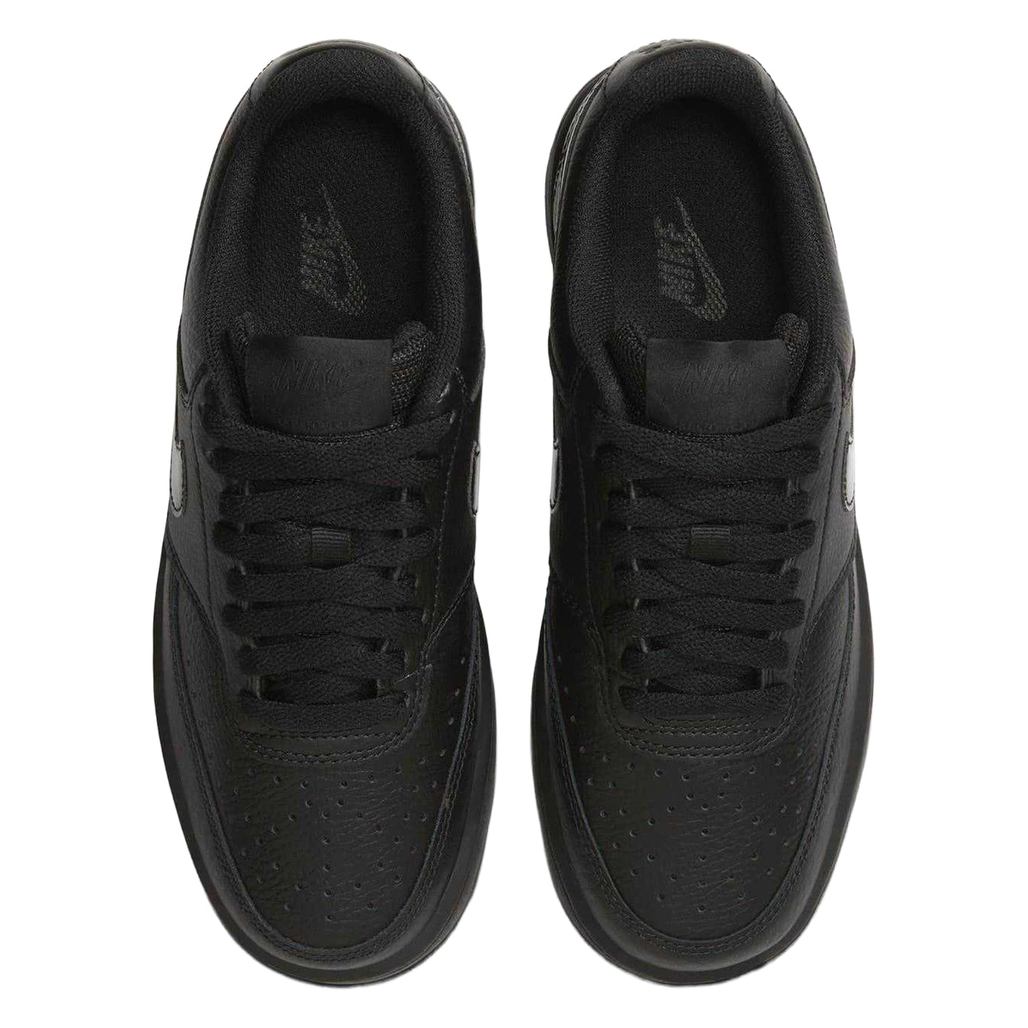 Triple Black - Lifestyle - Nike Womens-Ladies Vision Low Next Nature Trainers
