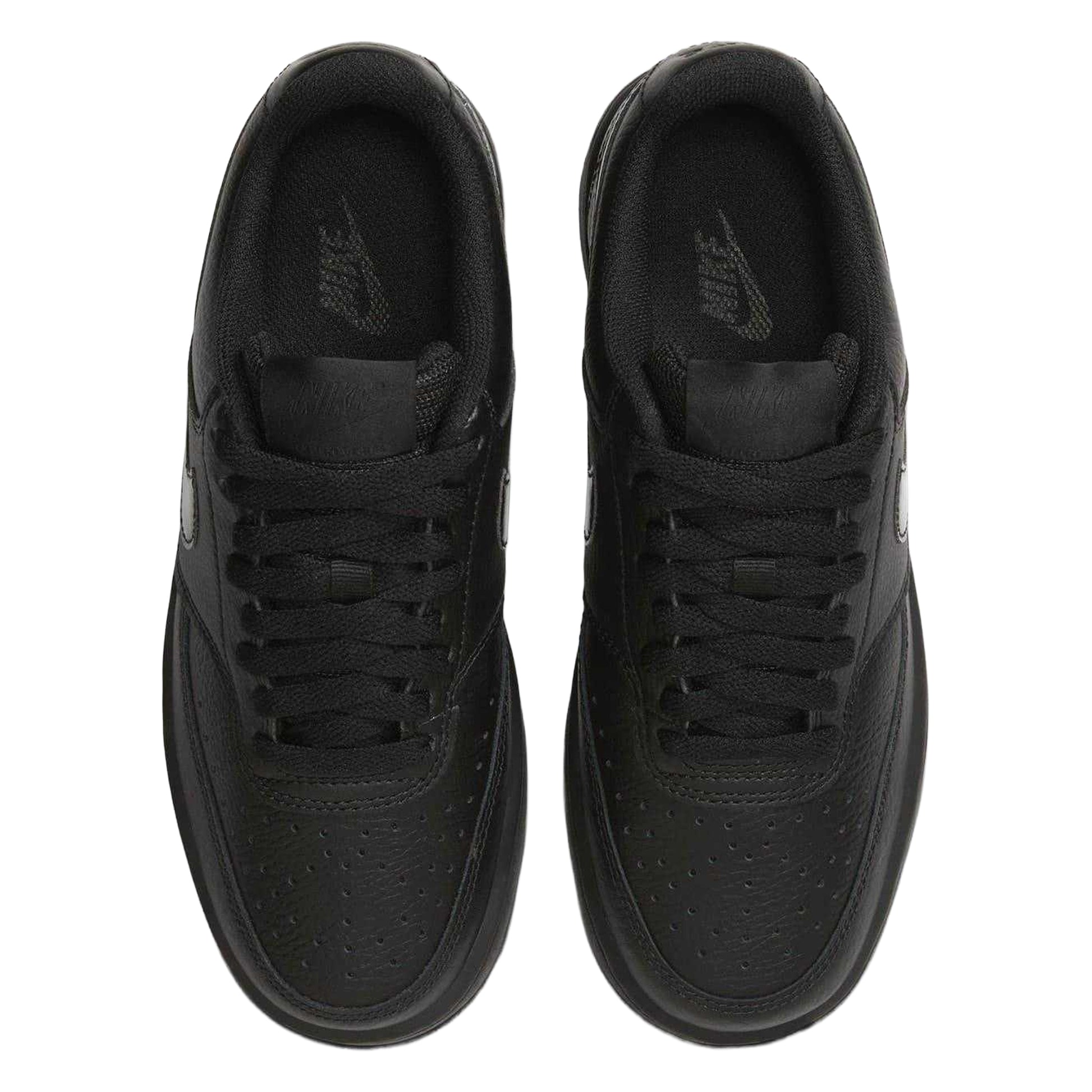 Triple Black - Lifestyle - Nike Womens-Ladies Vision Low Next Nature Trainers