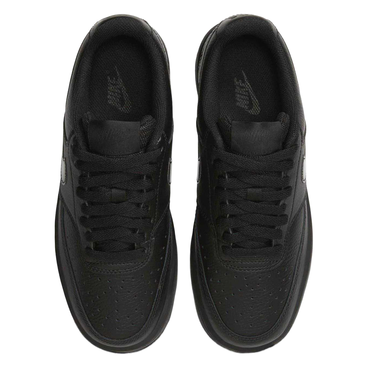 Triple Black - Lifestyle - Nike Womens-Ladies Vision Low Next Nature Trainers