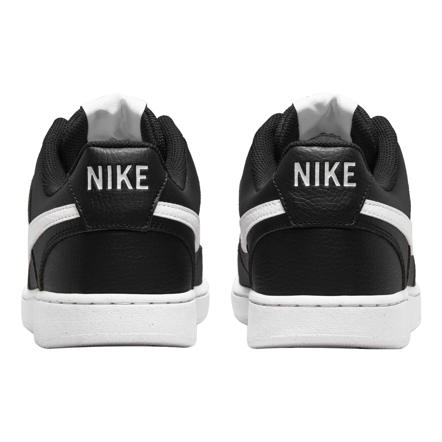 Black-White - Back - Nike Womens-Ladies Vision Low Next Nature Trainers
