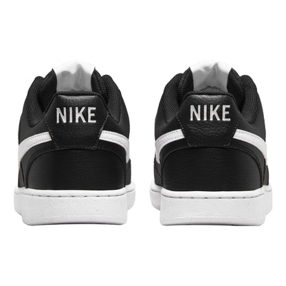 Black-White - Back - Nike Womens-Ladies Vision Low Next Nature Trainers