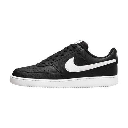Black-White - Side - Nike Womens-Ladies Vision Low Next Nature Trainers