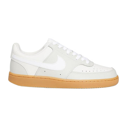 Bone-White-Gum - Front - Nike Womens-Ladies Vision Low Next Nature Trainers