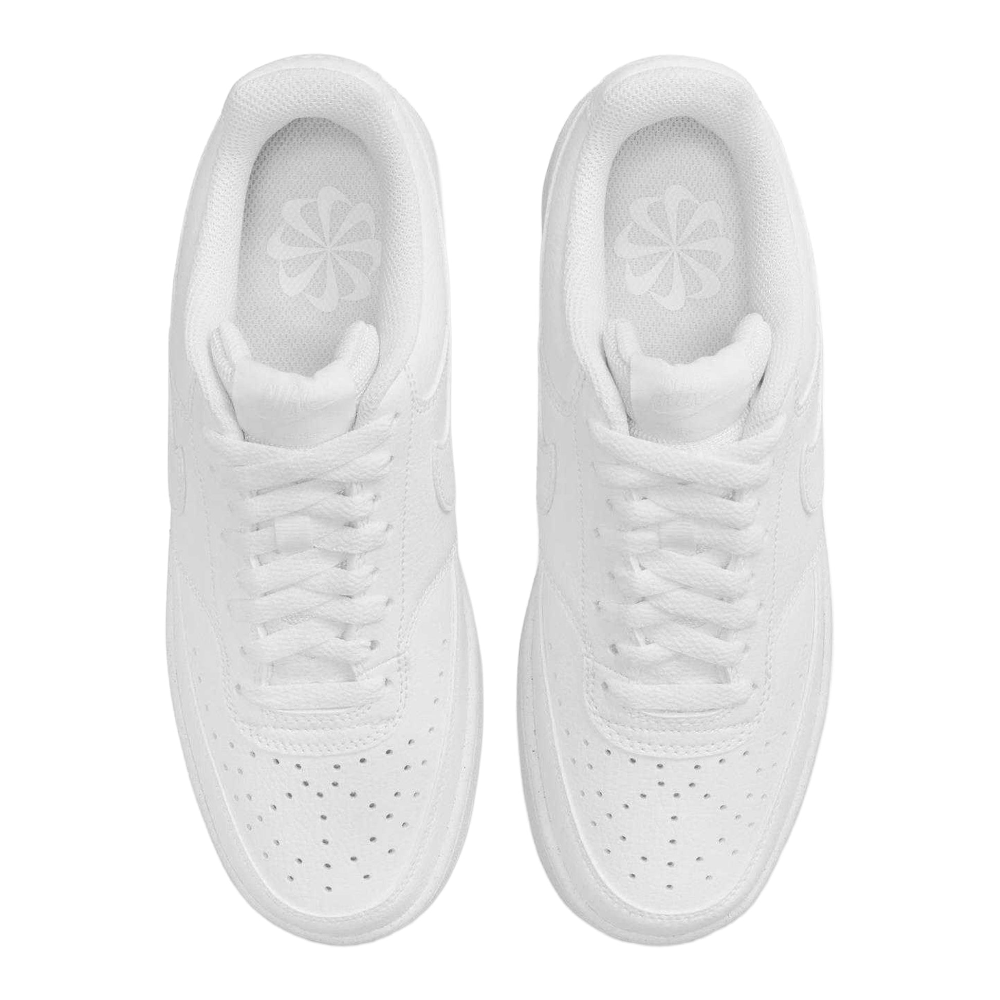 White - Lifestyle - Nike Womens-Ladies Vision Low Next Nature Trainers