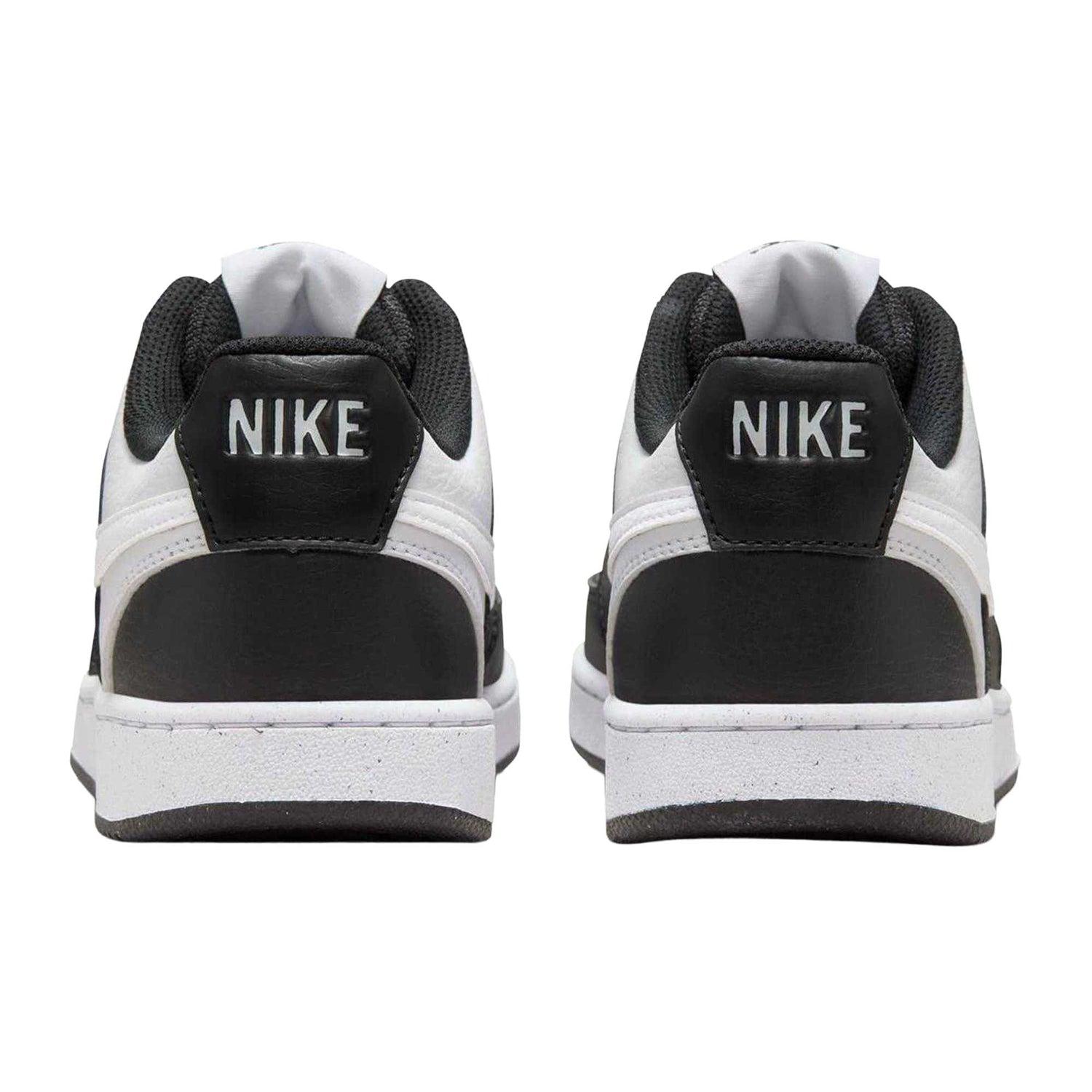 White-Black - Back - Nike Womens-Ladies Vision Low Next Nature Trainers