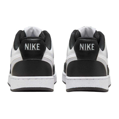 White-Black - Back - Nike Womens-Ladies Vision Low Next Nature Trainers