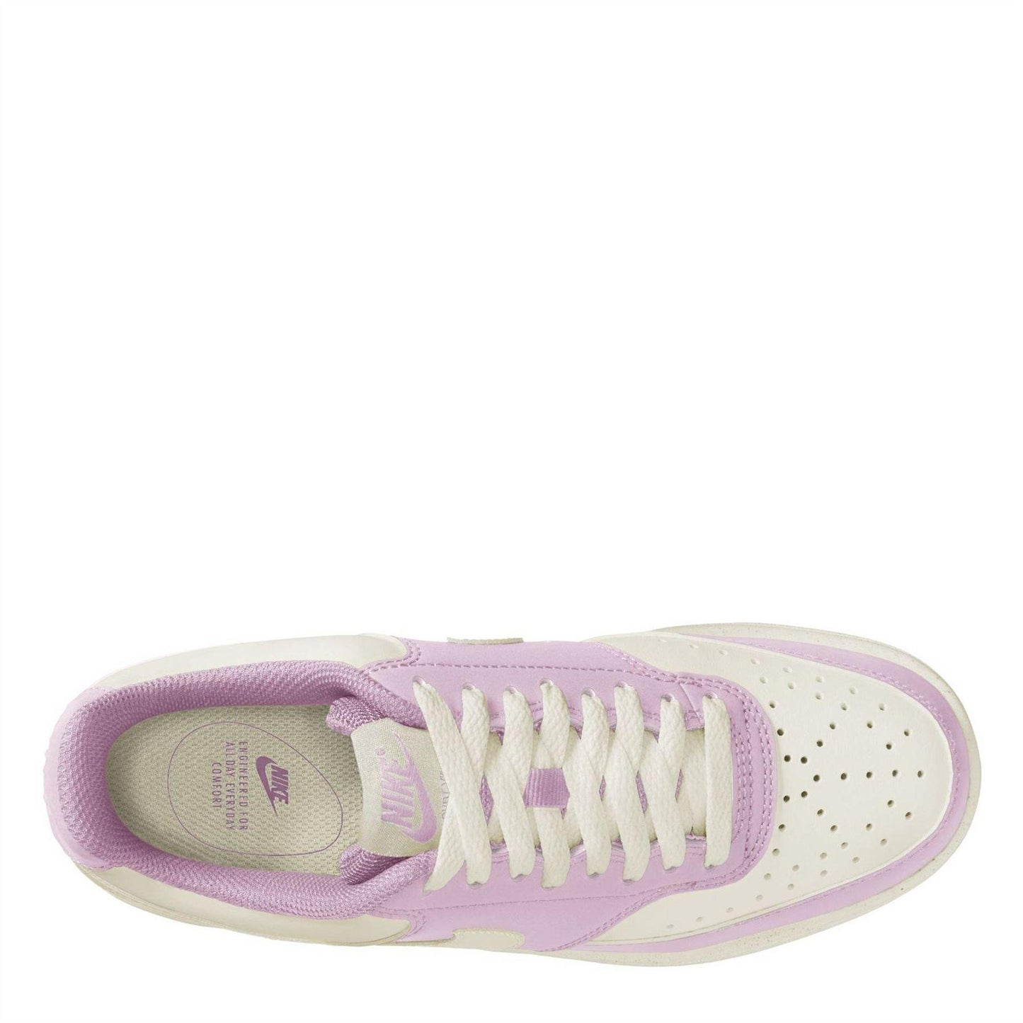 Bleach-Lilac - Lifestyle - Nike Womens-Ladies Vision Low Next Nature Trainers