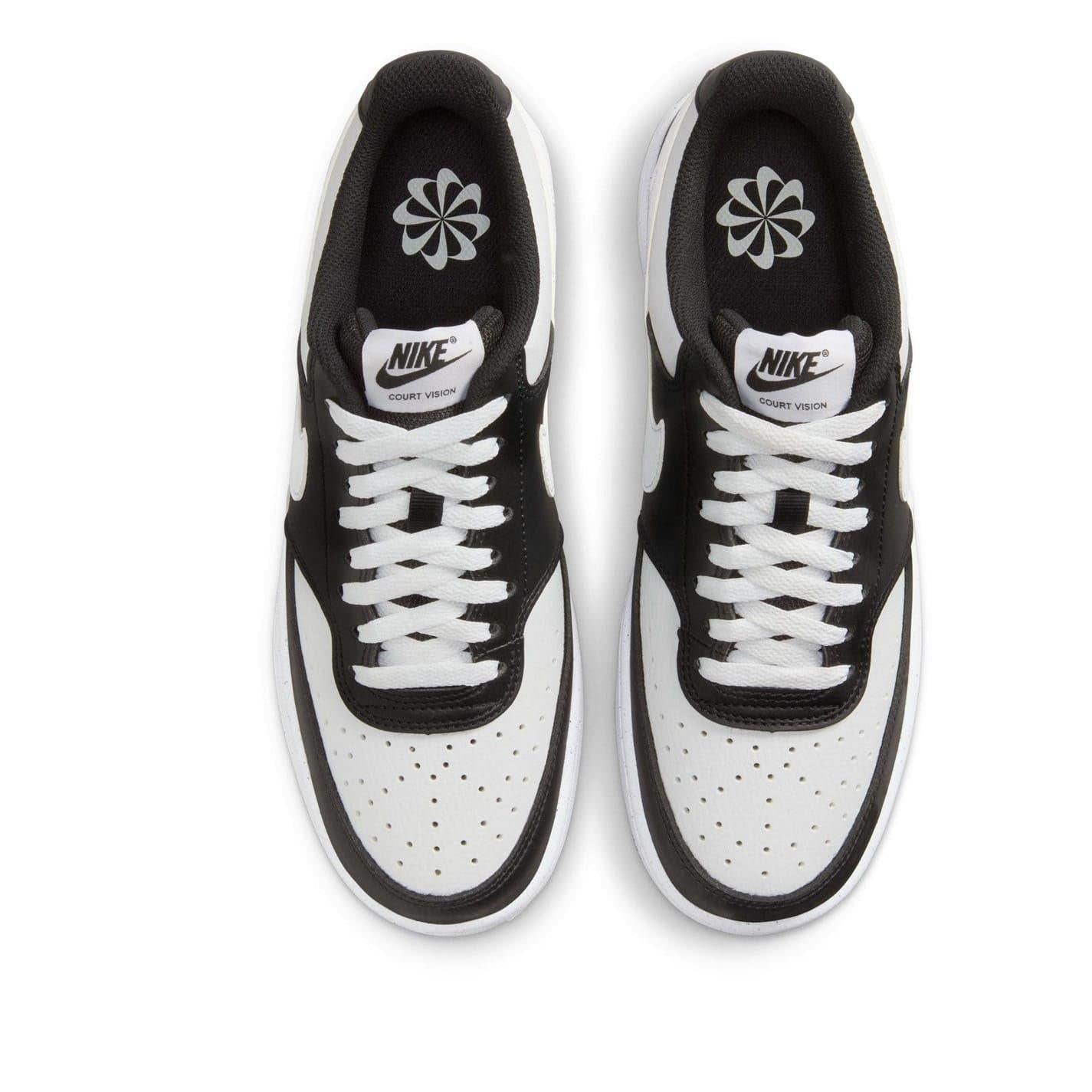 Panda - Pack Shot - Nike Womens-Ladies Vision Low Next Nature Trainers